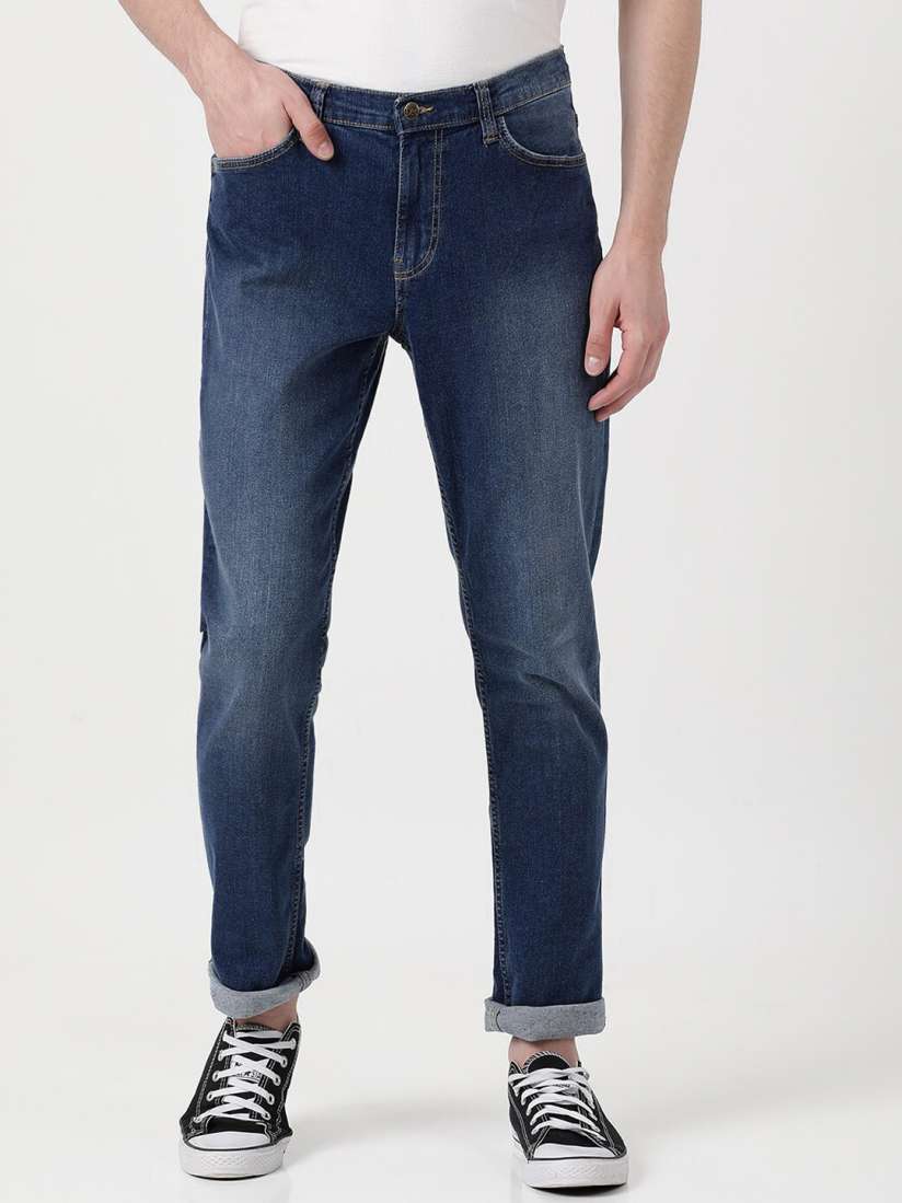 Buy Lee Men Blue Bruce Skinny Fit Light Fade Stretchable Jeans Jeans for Men 20754340 Myntra
