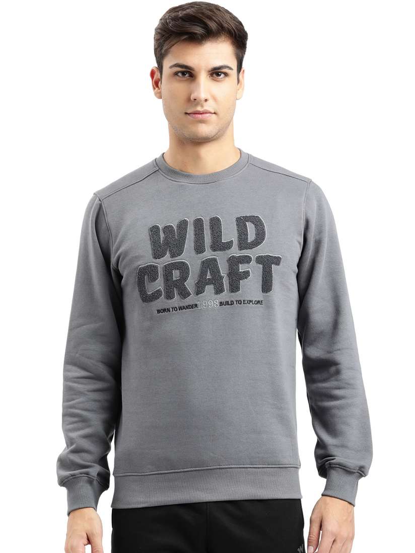 Buy Wildcraft Men Grey Printed Sweatshirt Sweatshirts for Men 20755296 Myntra