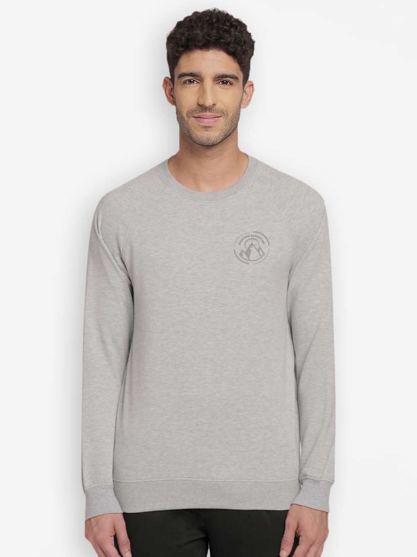 Wildcraft sweatshirt grey outlet