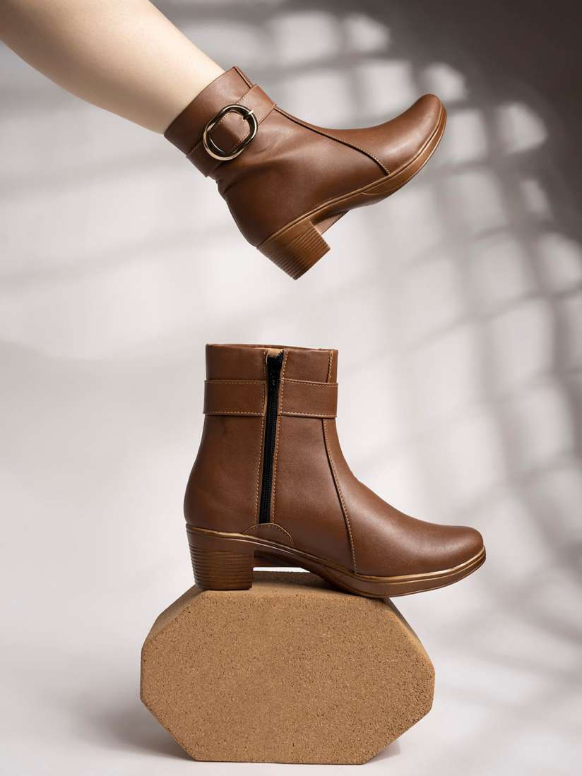 Girls tan ankle boots online