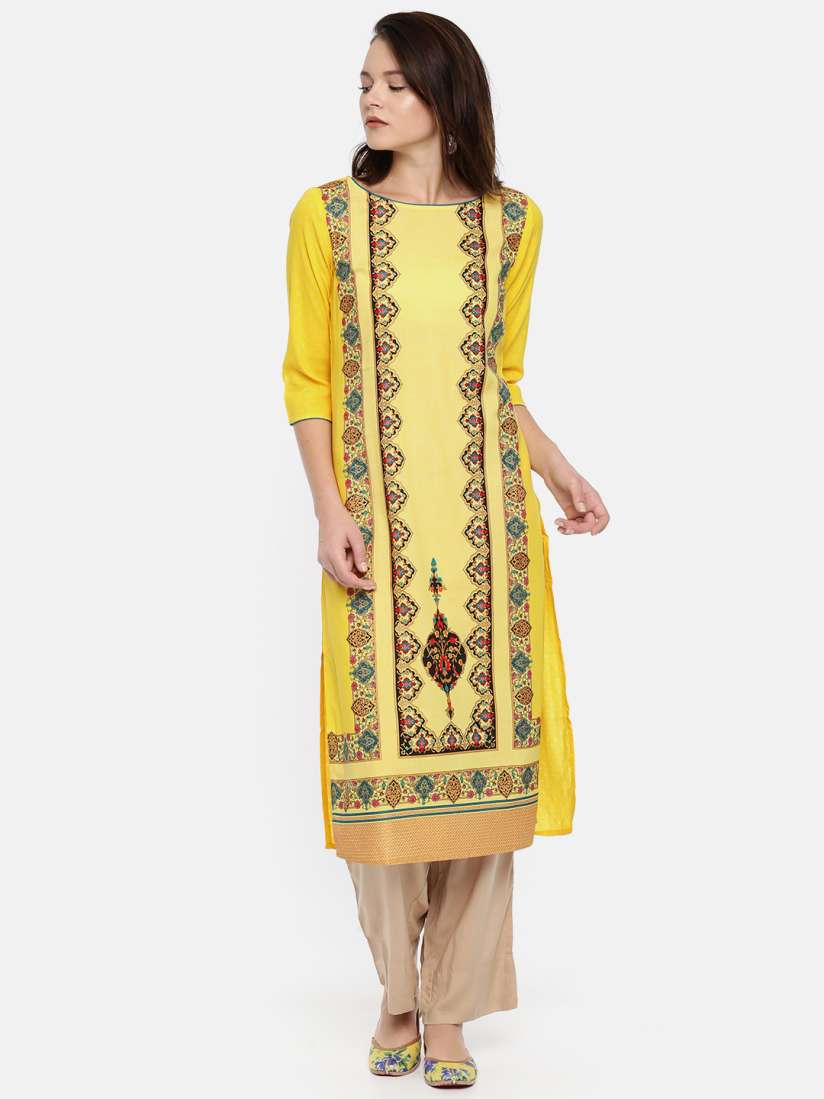 Aurelia women's straight kurta cheap