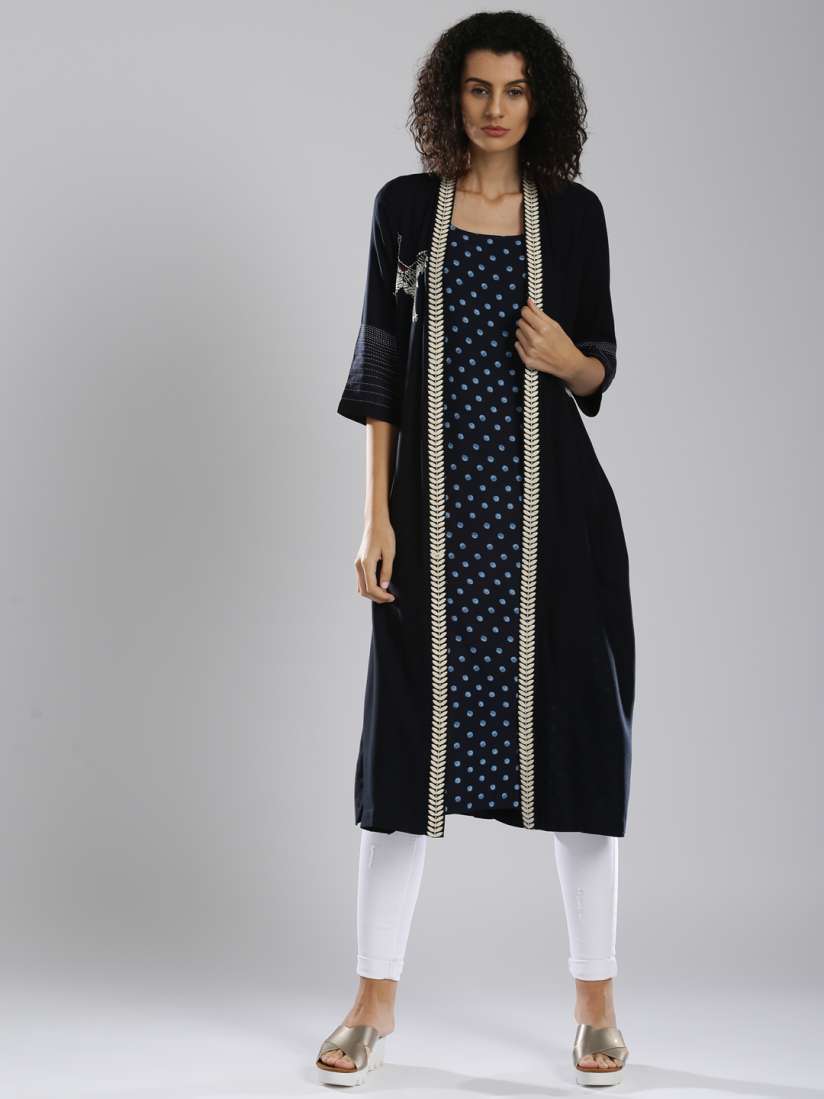 W layered kurta outlet