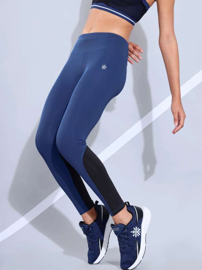 Navy sports tights store