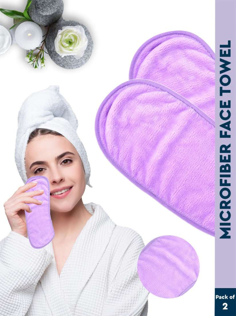Microfiber face towel top