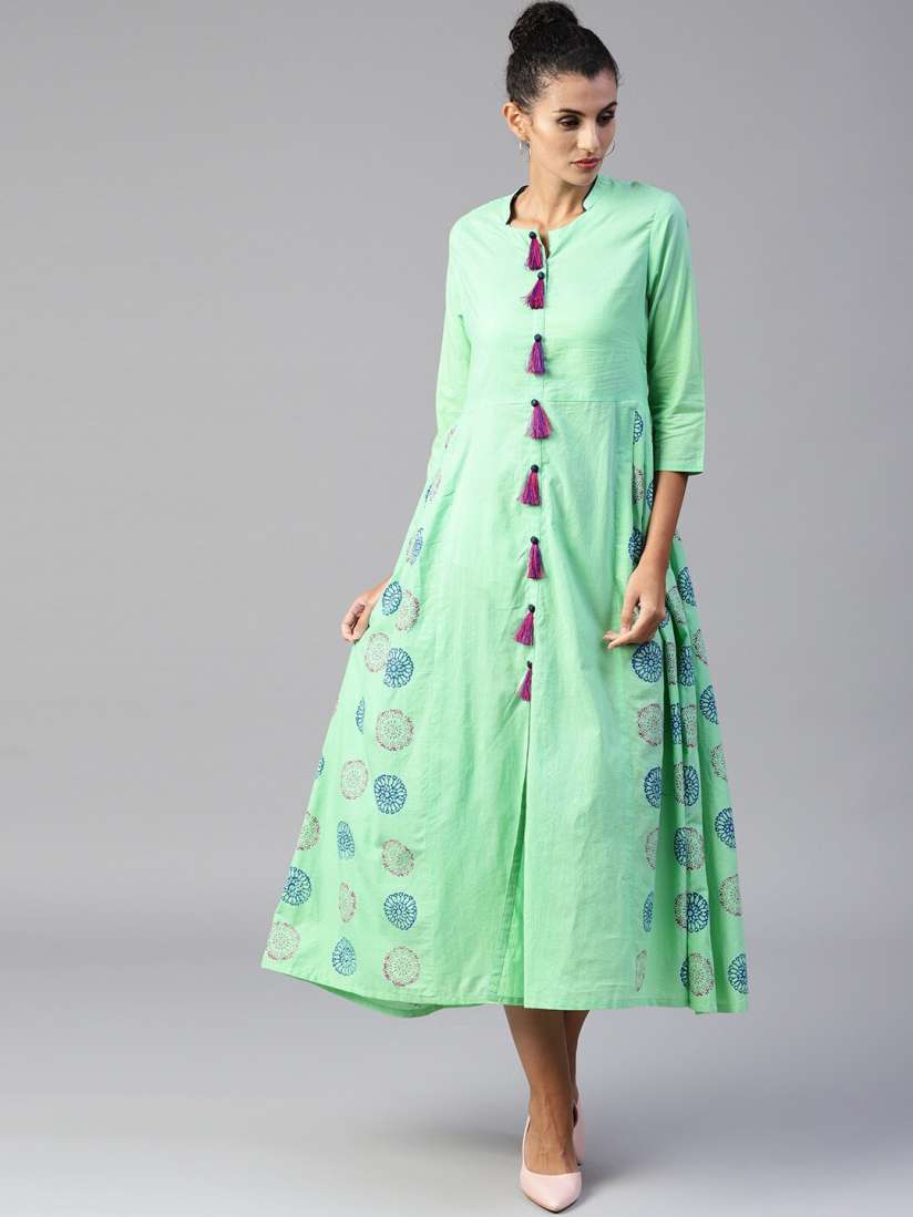 Myntra long cotton gowns deals