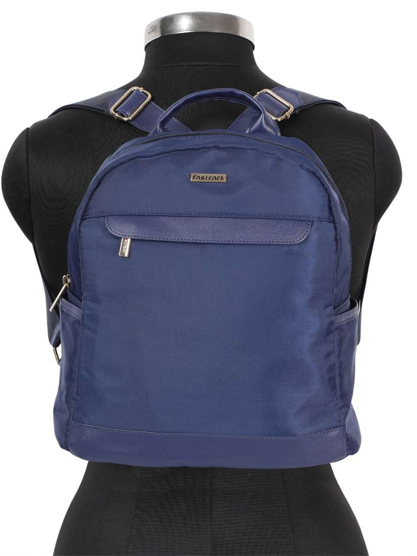 Buy Fastrack Women Navy Blue Solid Backpack Backpacks for Women 20785658 Myntra