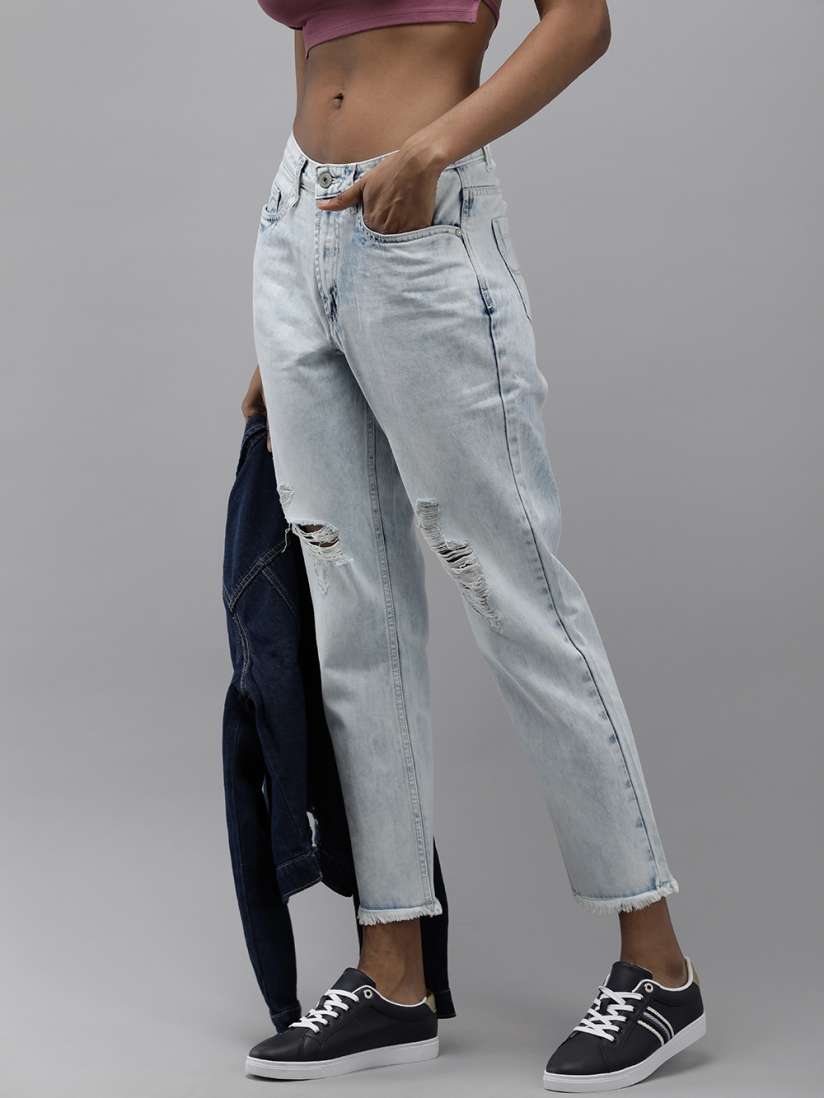 Boyfriend jeans myntra hotsell