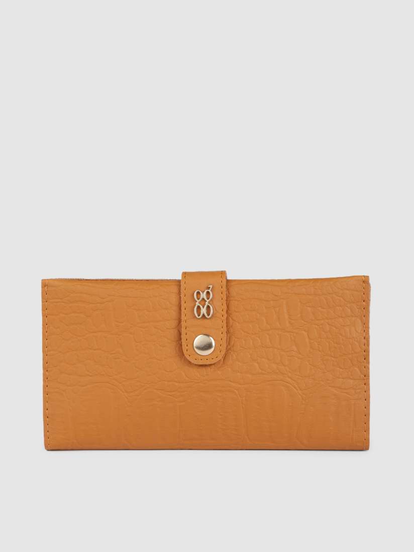 Buy Baggit Women Mustard Yellow Textured Two Fold Wallet Wallets for Women 20797124 Myntra