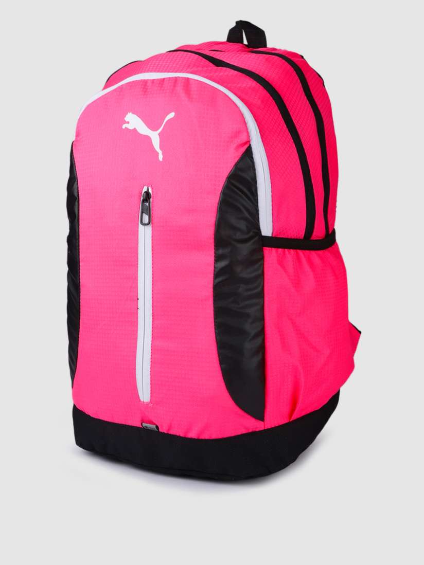 Pink and black puma backpack shop