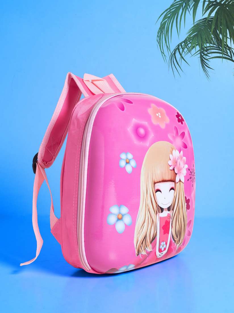 Buy Golden Peacock Girls Pink Graphic Barbie Doll Backpack Backpacks for Girls 20803176 Myntra