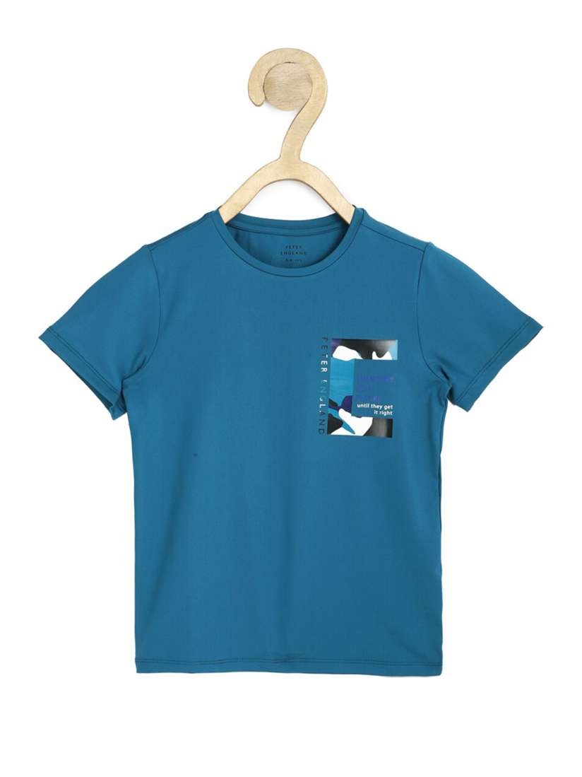 Buy Peter England Boys Blue T shirt Tshirts for Boys 20803706 Myntra