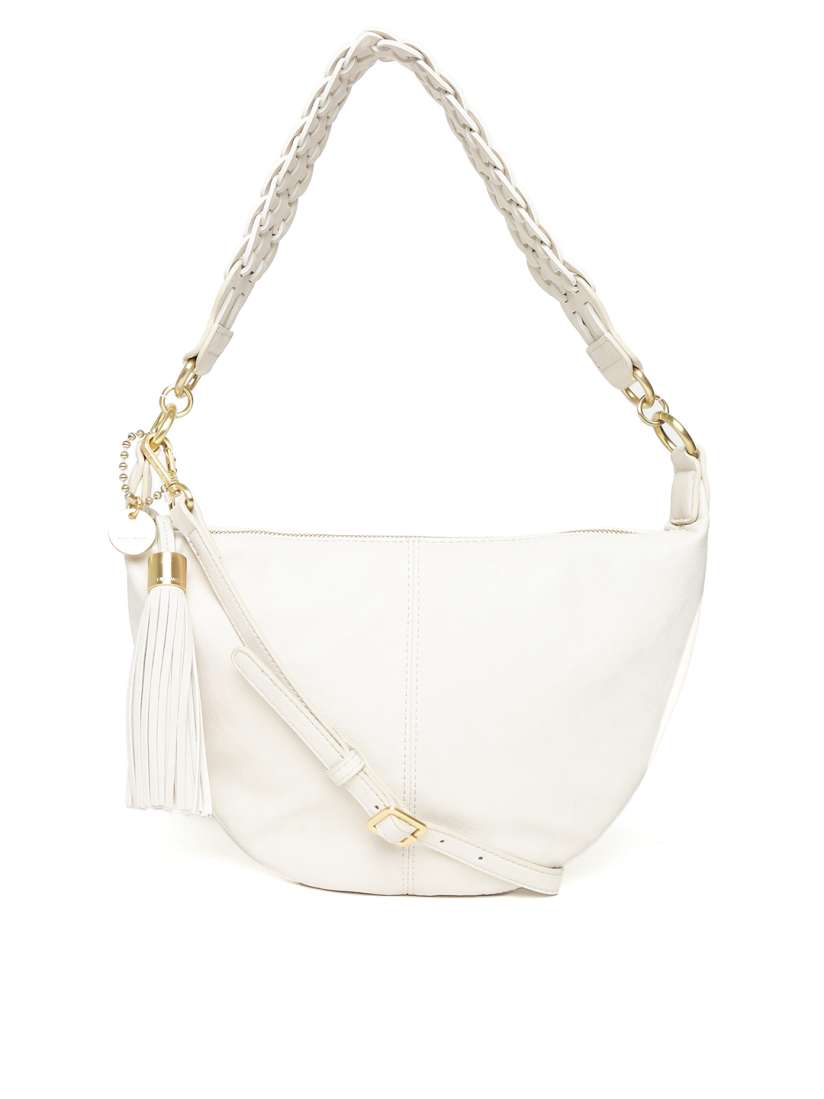Buy Nine West Off White Solid Hobo Bag Handbags for Women 2080631 Myntra