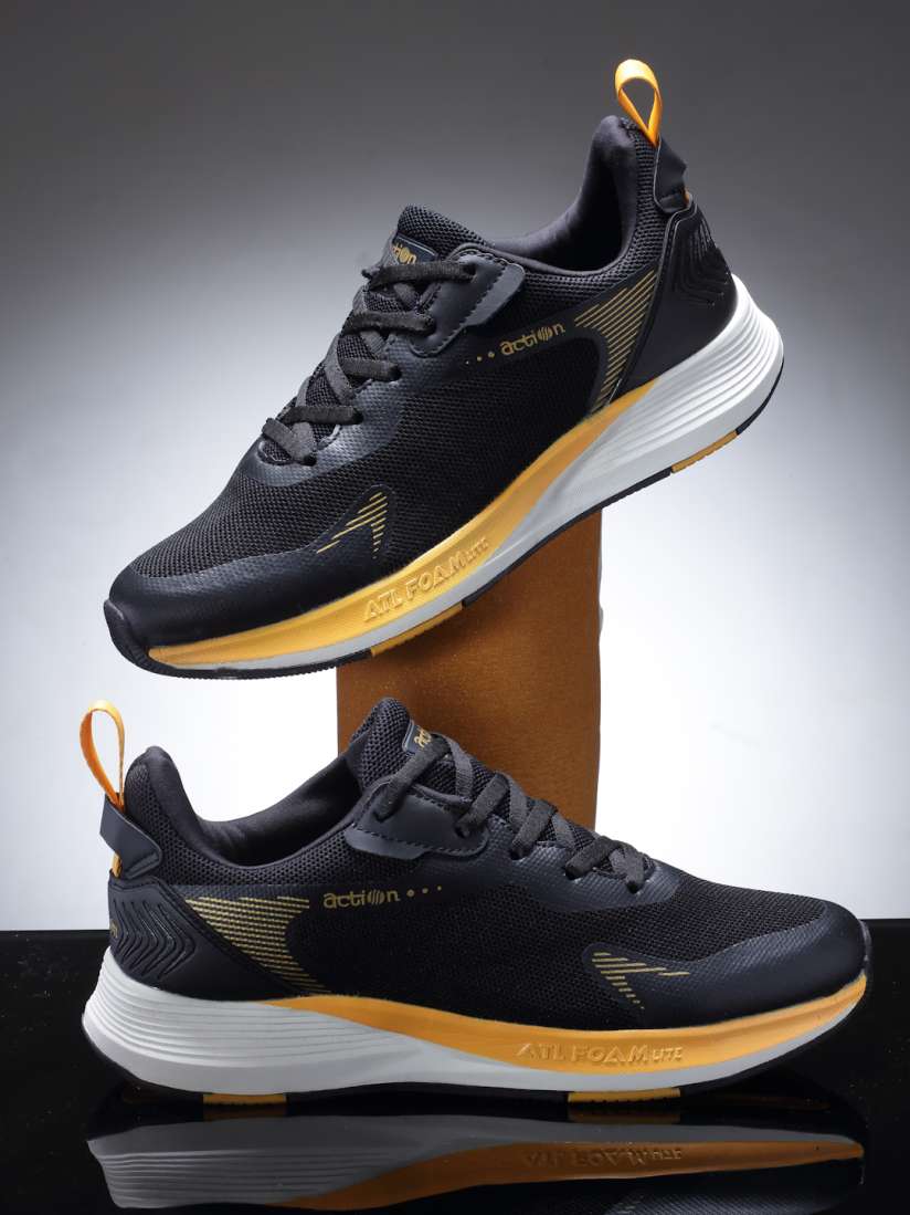 Buy Action Men Black Mesh Running Non Marking Shoes Sports Shoes for Men 20810834 Myntra