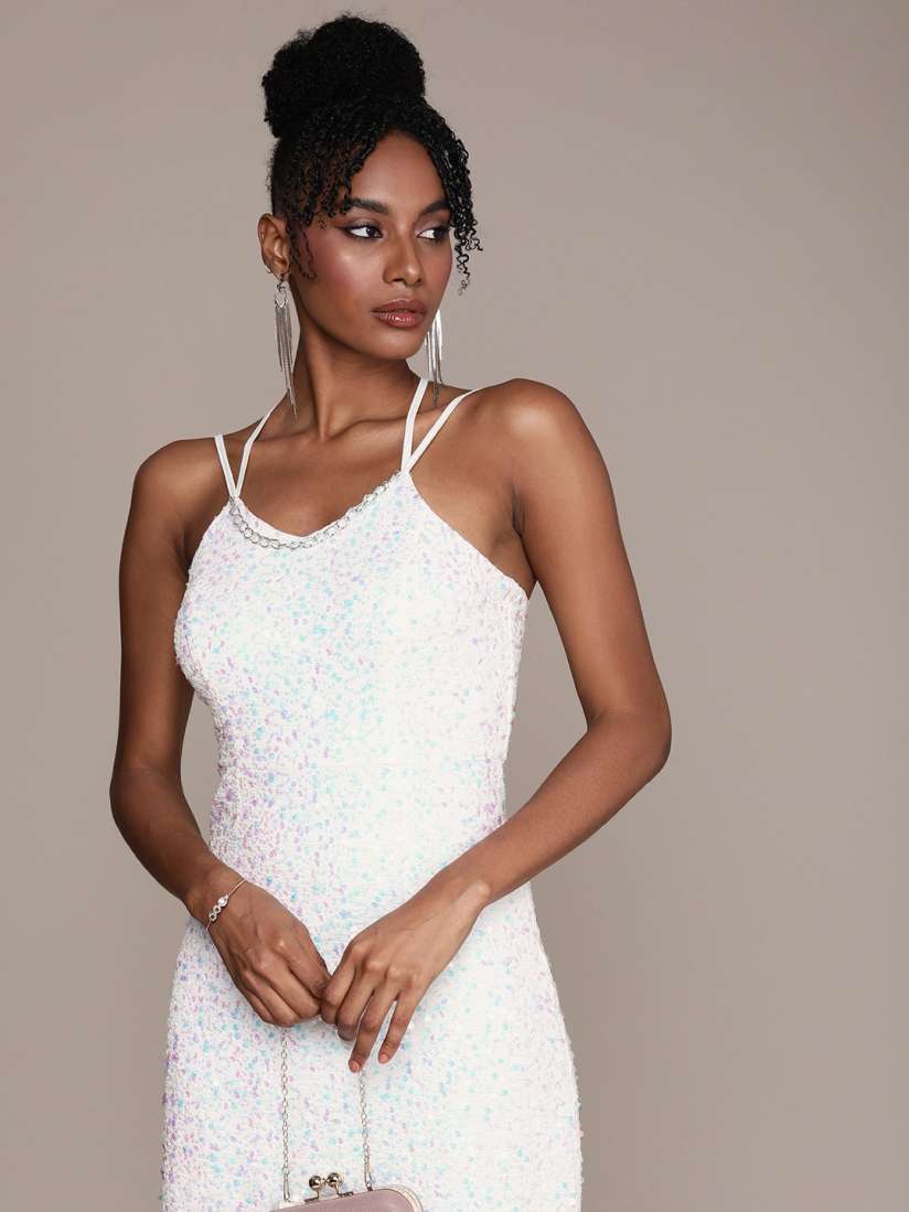 Winter white sheath dress outlet