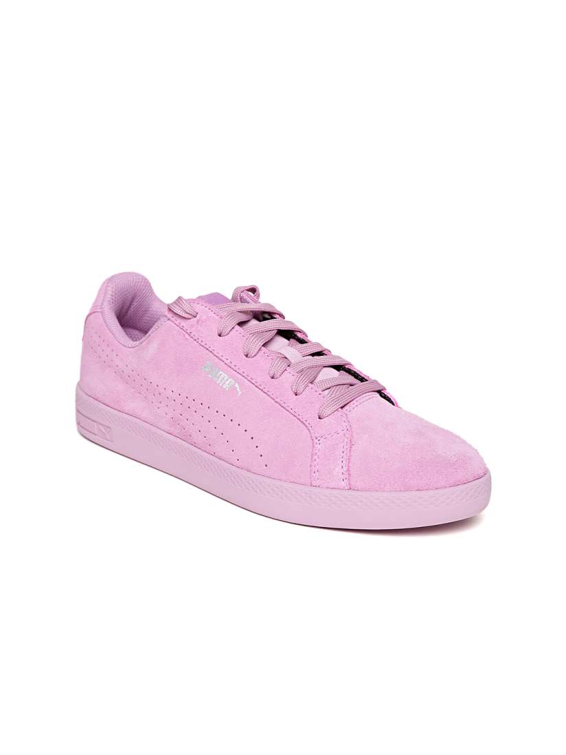 Buy Puma Women Lavender Smash Perf SD Suede Sneakers Casual Shoes for Women 2081681 Myntra