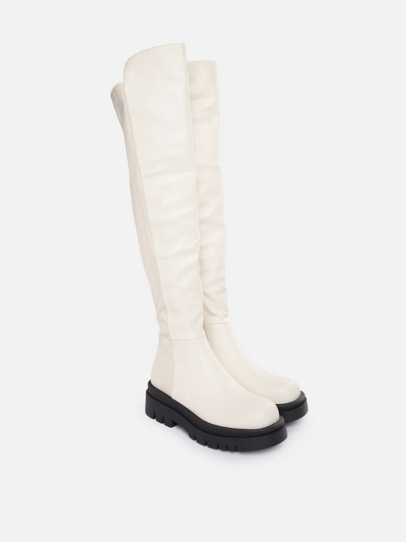 Knee length boots myntra store