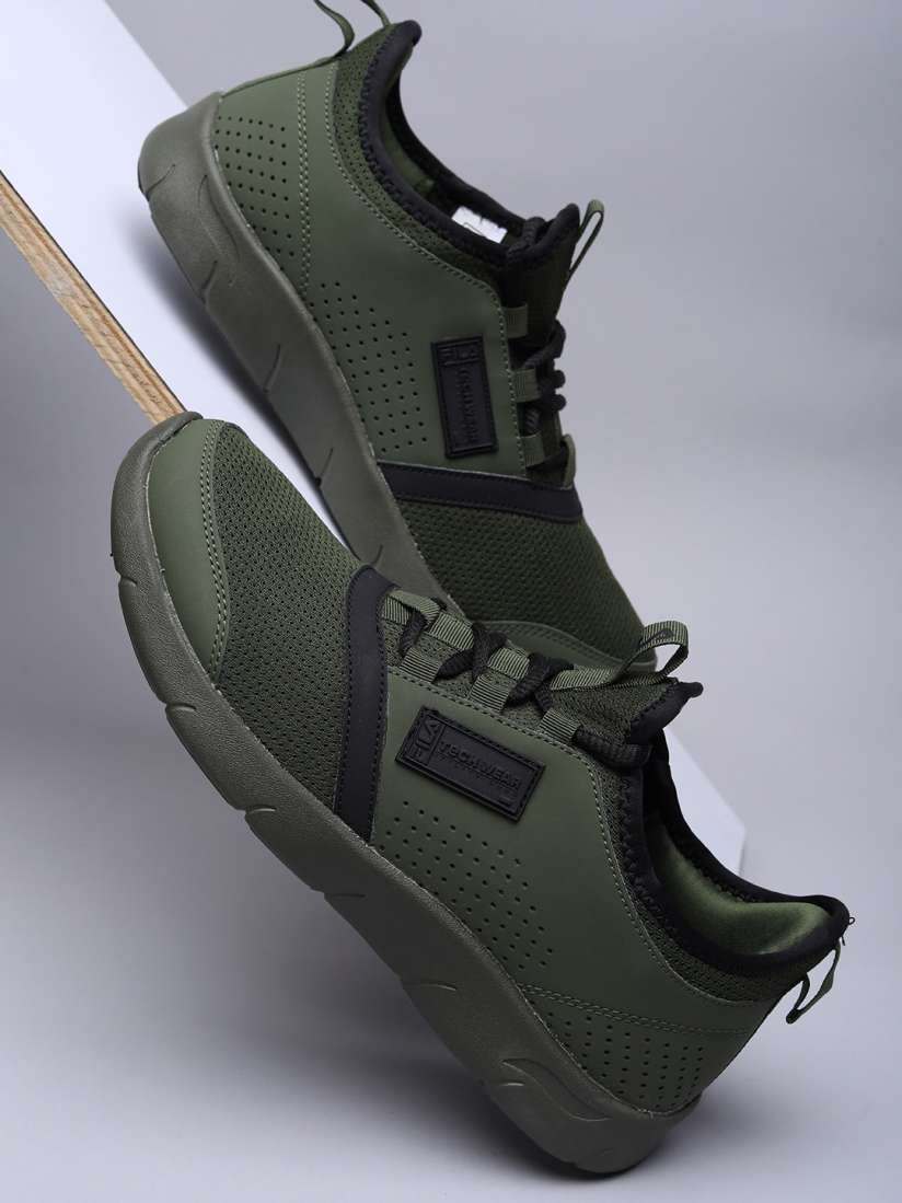 Buy FILA Women Olive Green Textured Sneakers Casual Shoes for Women 20818386 Myntra