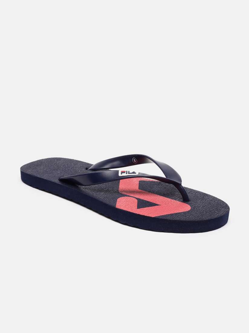 Buy FILA Men Navy Blue Pink Printed Chap Thong Flip Flops Flip Flops for Men 20818490 Myntra
