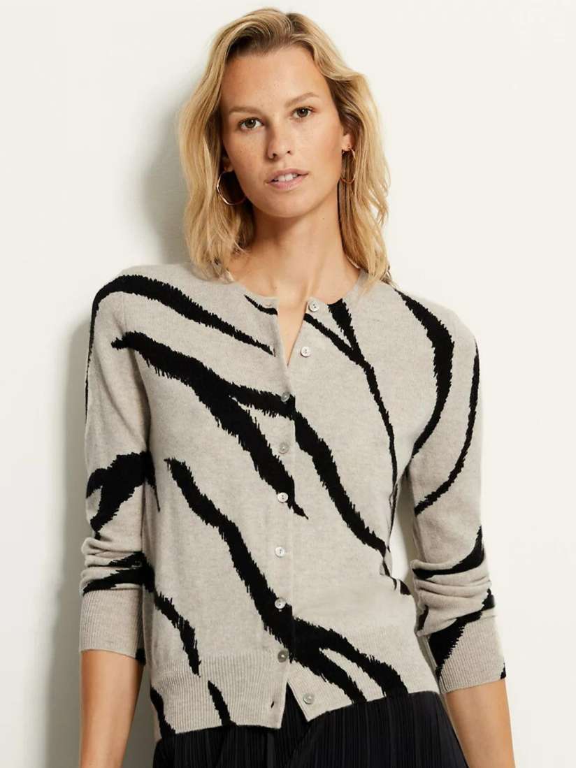 Printed cashmere sweaters clearance