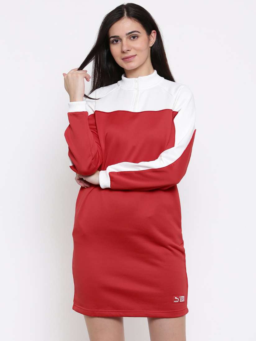 Red puma dress hotsell