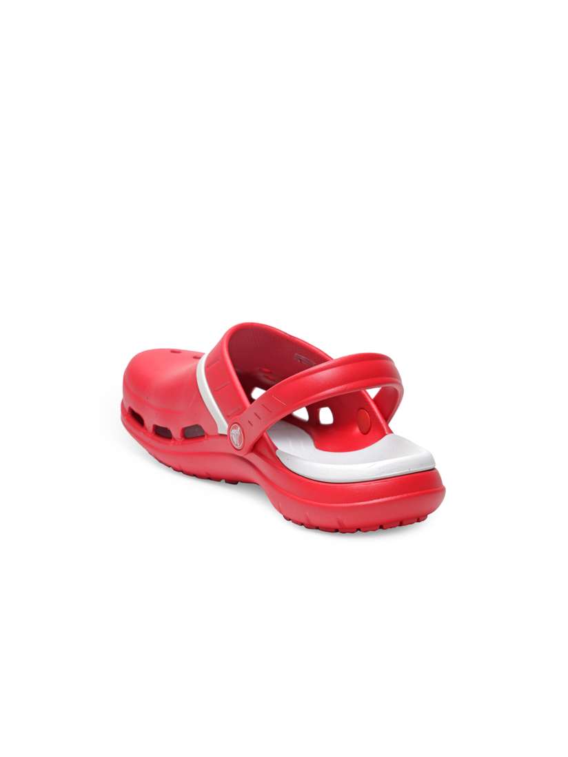 Buy Crocs Men Red White MODI Sport Clogs Flip Flops for Men 2082719 Myntra