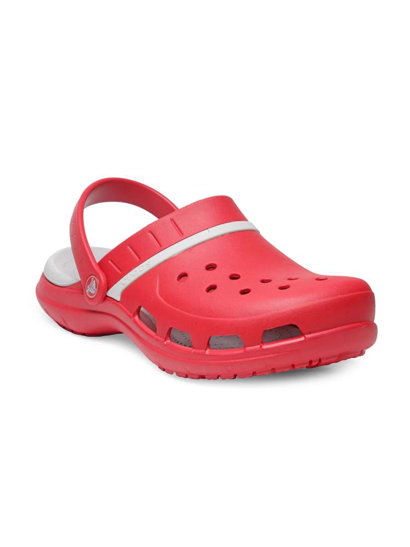 Buy Crocs Men Red White MODI Sport Clogs Flip Flops for Men 2082719 Myntra
