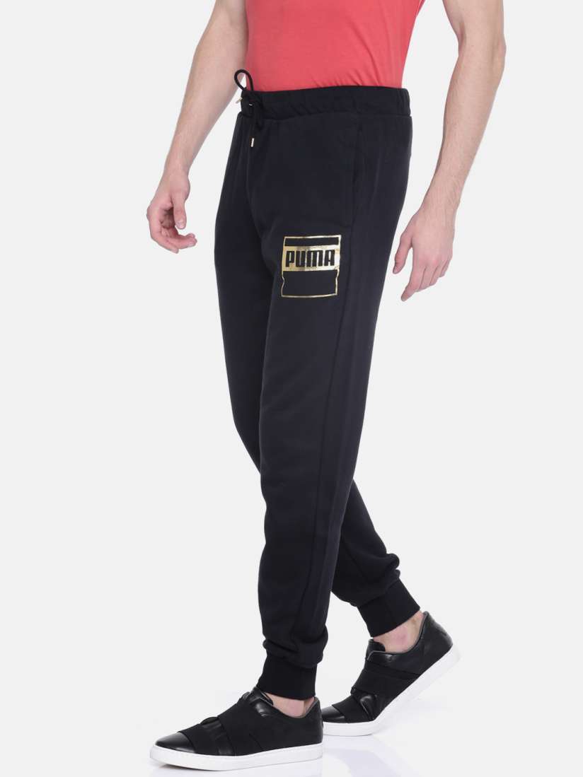 Puma rebel joggers in black clearance