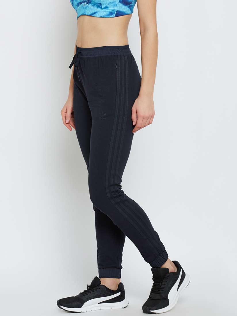 Buy ADIDAS Originals Women Navy Slim Fit CUF Joggers Track Pants for Women 2083172 Myntra
