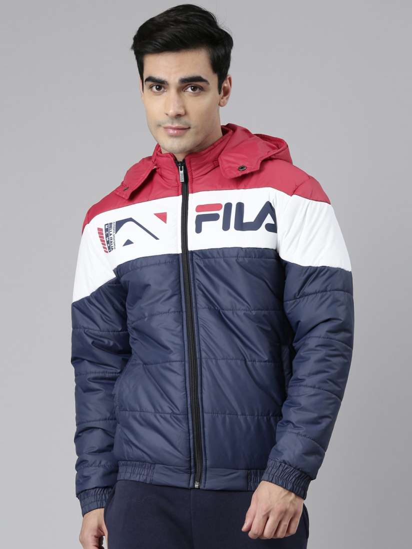 Fila white puffer jacket outlet