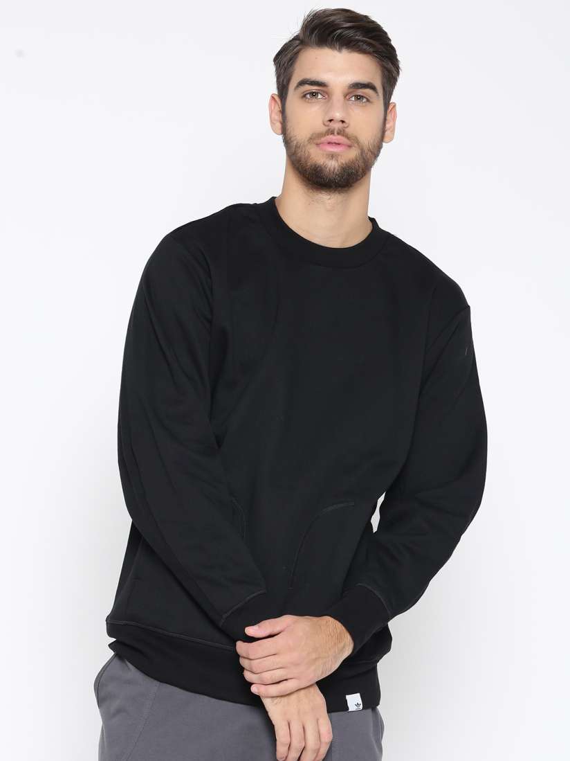 Buy ADIDAS Originals Men Black XBYO Crew Solid Sweatshirt Sweatshirts for Men 2083555 Myntra