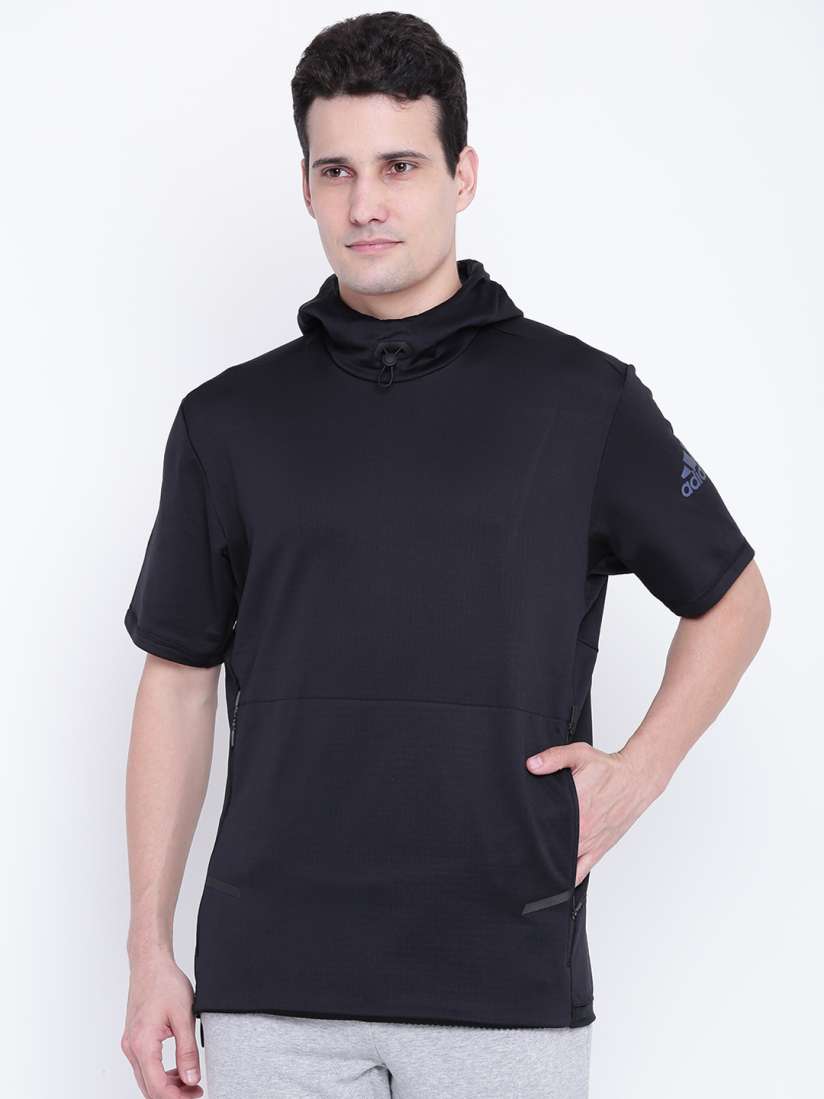 Adidas men black sweatshirt deals