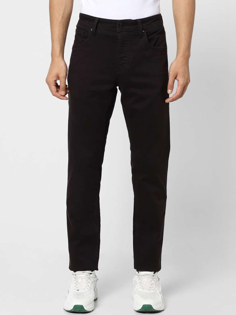 Black jeans men myntra online