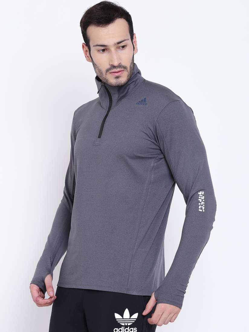 Adidas high collar t shirt shop