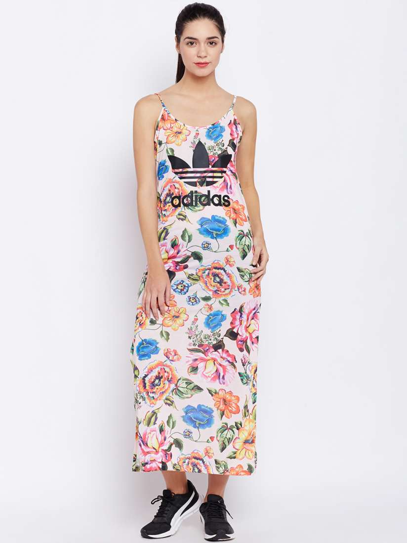 Buy ADIDAS Originals Women Multicoloured FLORALITA Printed Maxi Dress Dresses for Women 2083843 Myntra