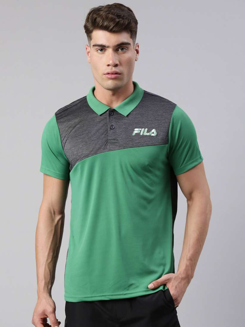 Fila polo mens green shop