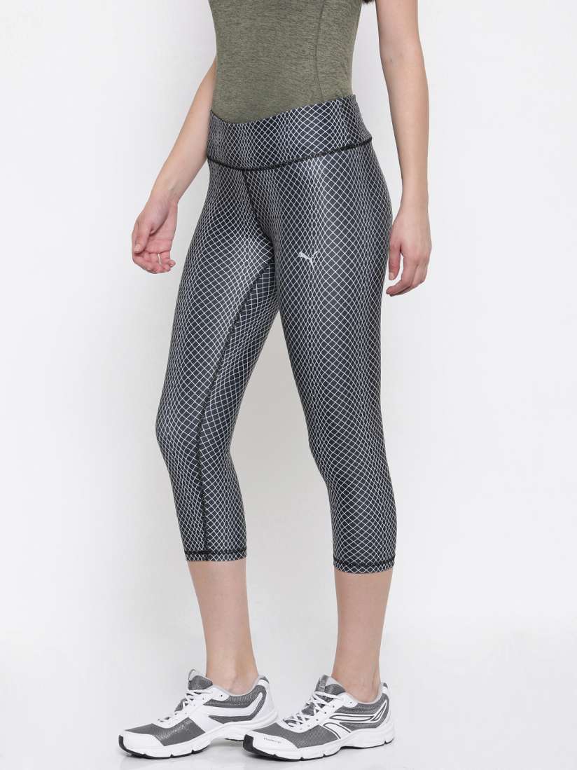Buy Puma Women Black Printed ALL EYES ON ME 3 4 Tights Tights for Women 2084453 Myntra