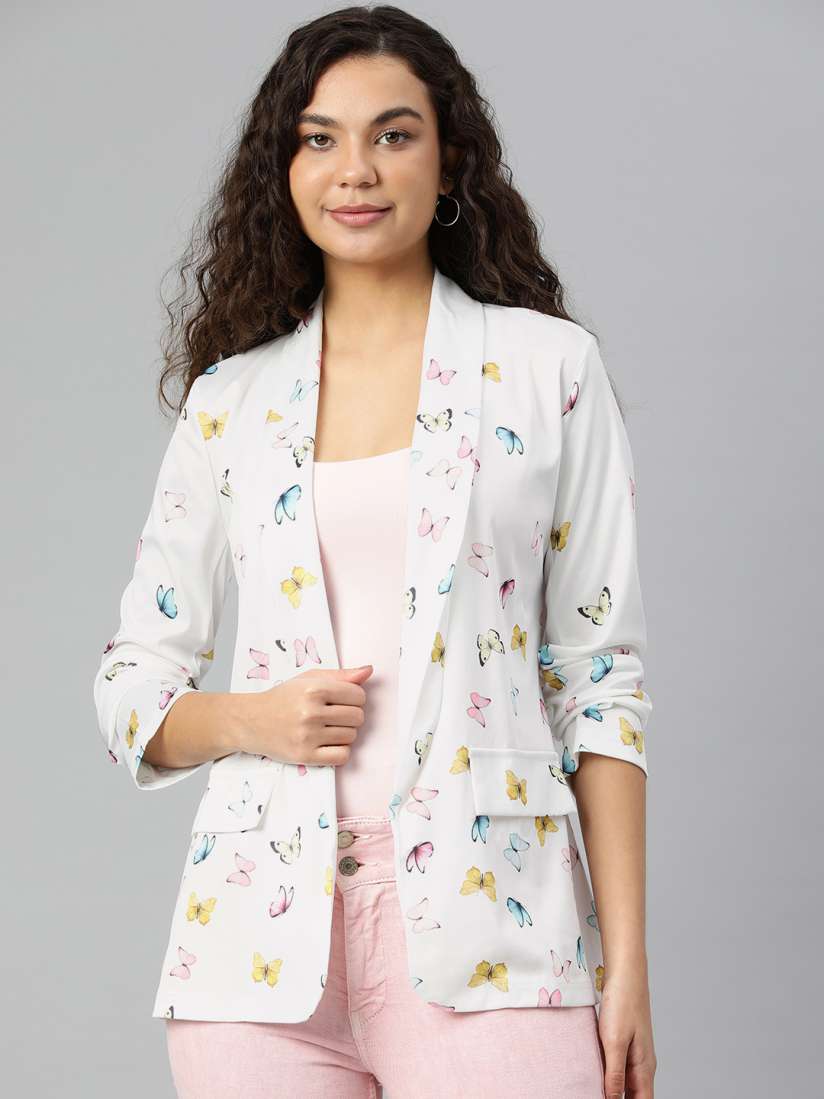 Womens blazer myntra 2025