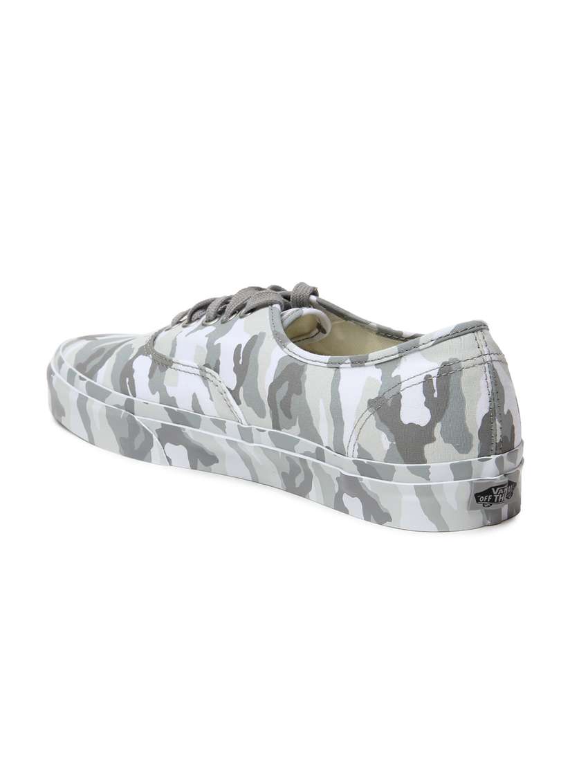 Vans Authentic Vans Gray Camo Slip On Vans Snow Camo Shoes 2025