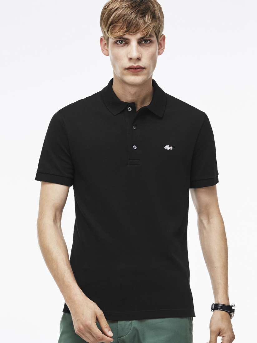 Men's petit piqué slim fit polo shirt shop