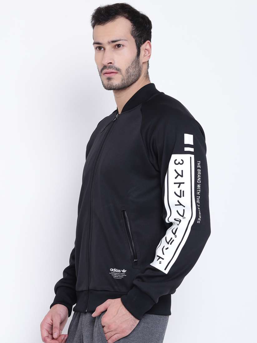 Buy Adidas Originals Men Black NMD D TT Q4 Solid Bomber Jacket Jackets for Men 2085665 Myntra