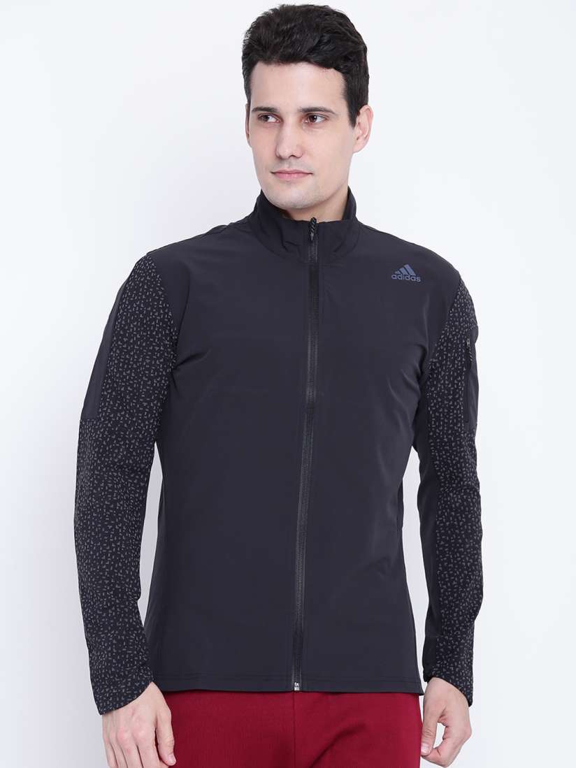 Adidas reflective stripe jacket hot sale