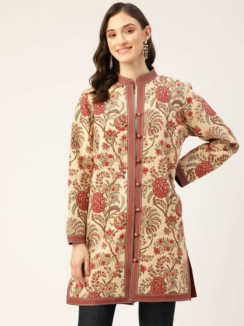 Coat model kurtis in myntra hotsell