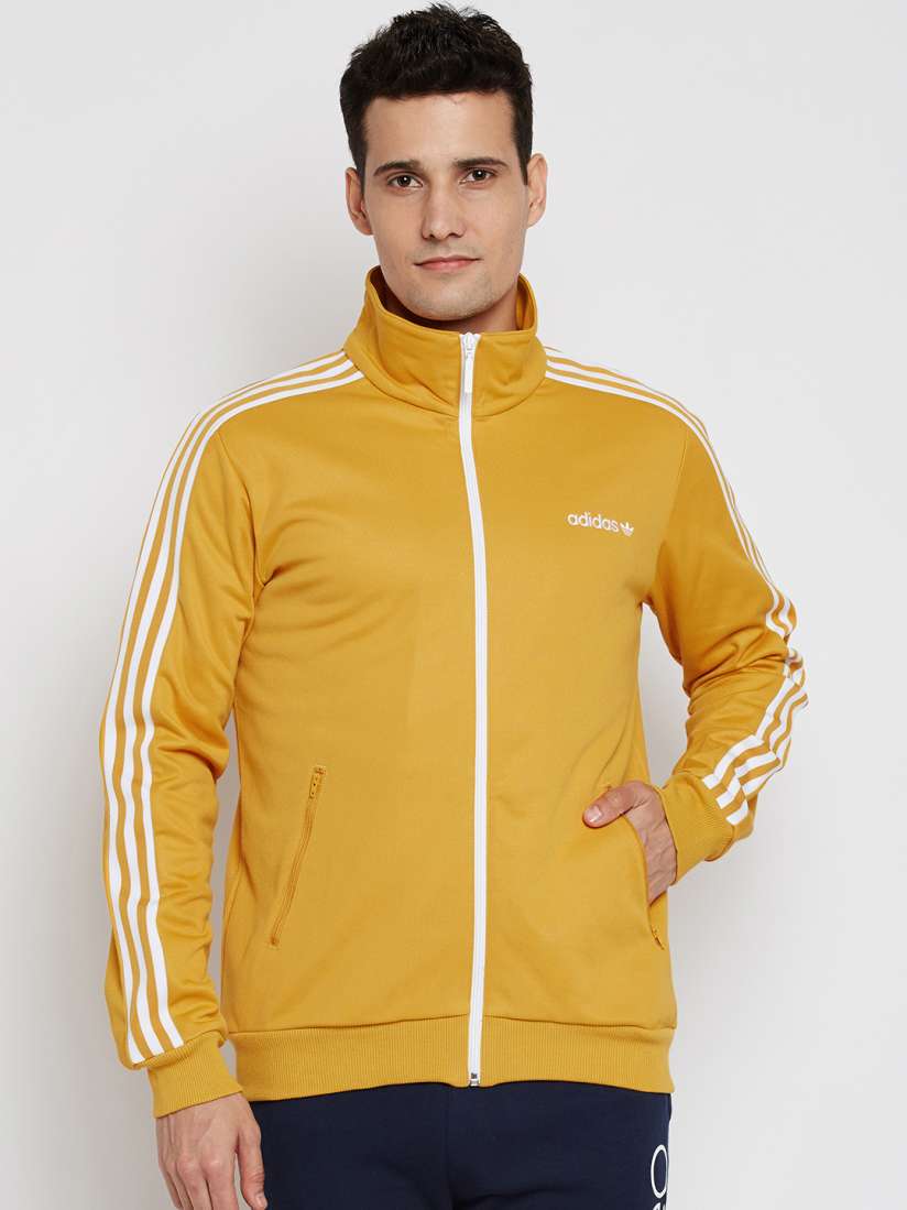 Adidas yellow jacket mens outlet