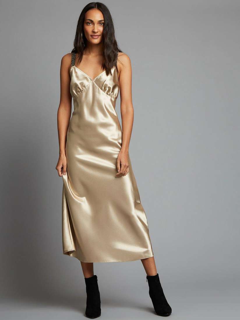Dorothy perkins metallic dress top