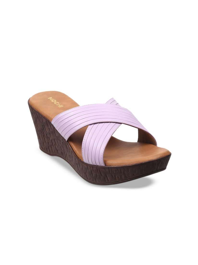 Purple wedge sandals sale