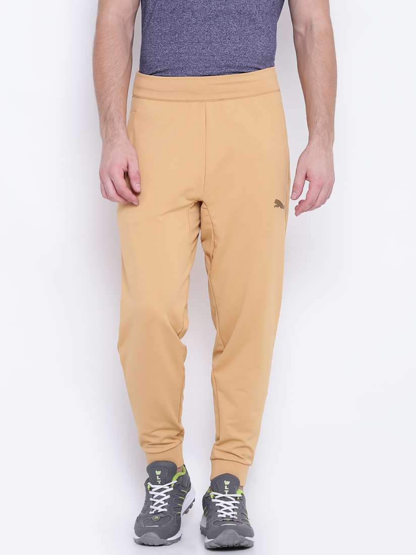 Puma joggers mens yellow outlet
