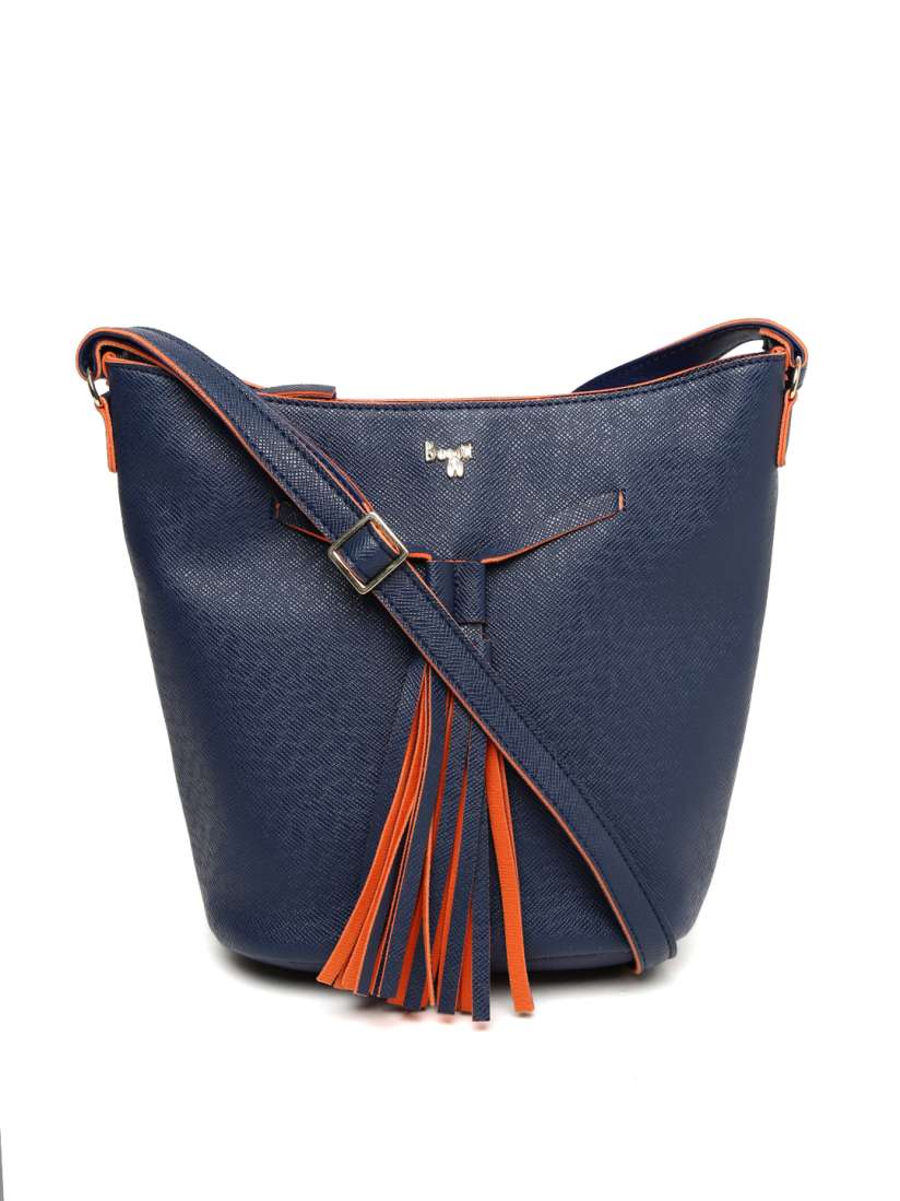 Buy Baggit Blue Textured Sling Bag Handbags for Women 2088229 Myntra