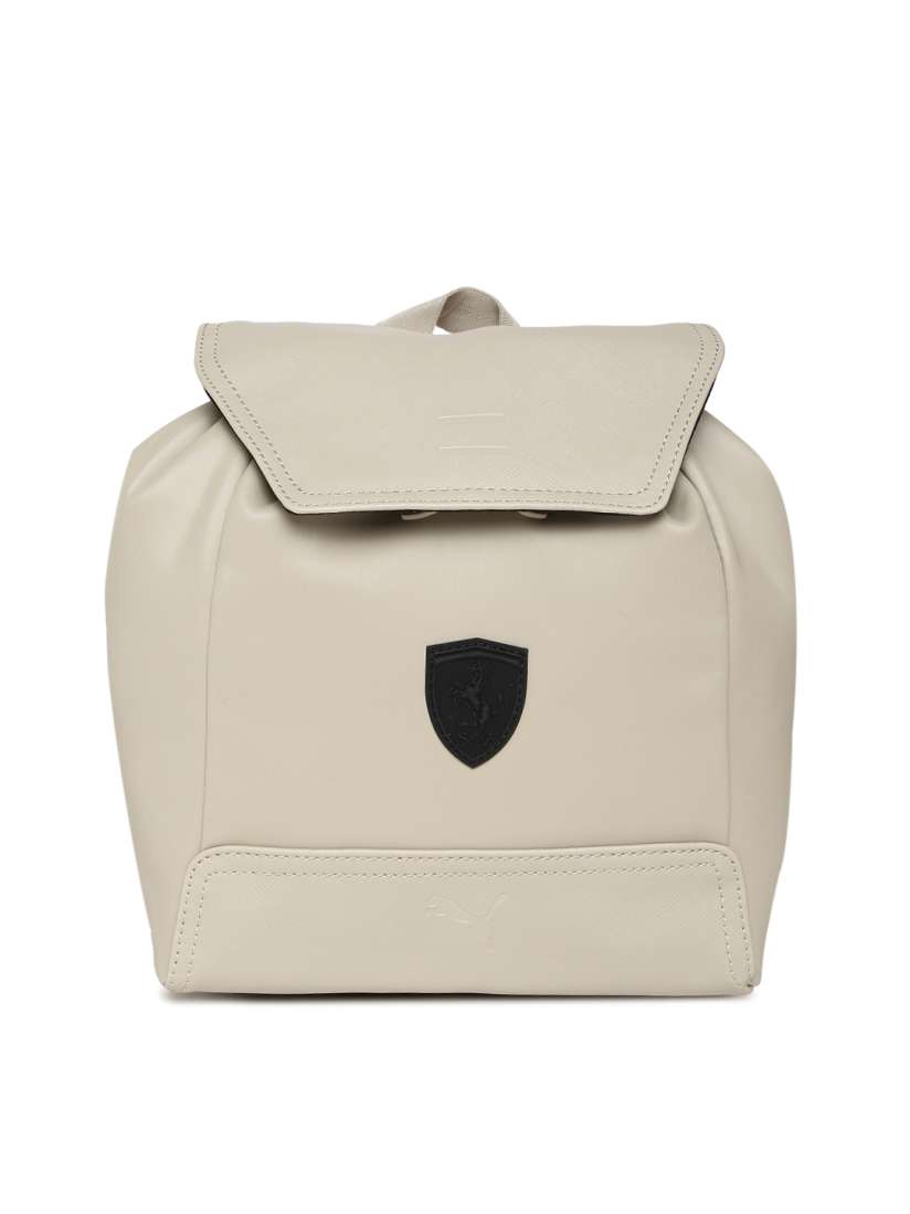 Buy Puma Women Beige Ferrari LS Zainetto Backpack Backpacks for Women 2088593 Myntra