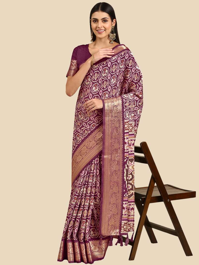 Myntra pure silk sarees clearance
