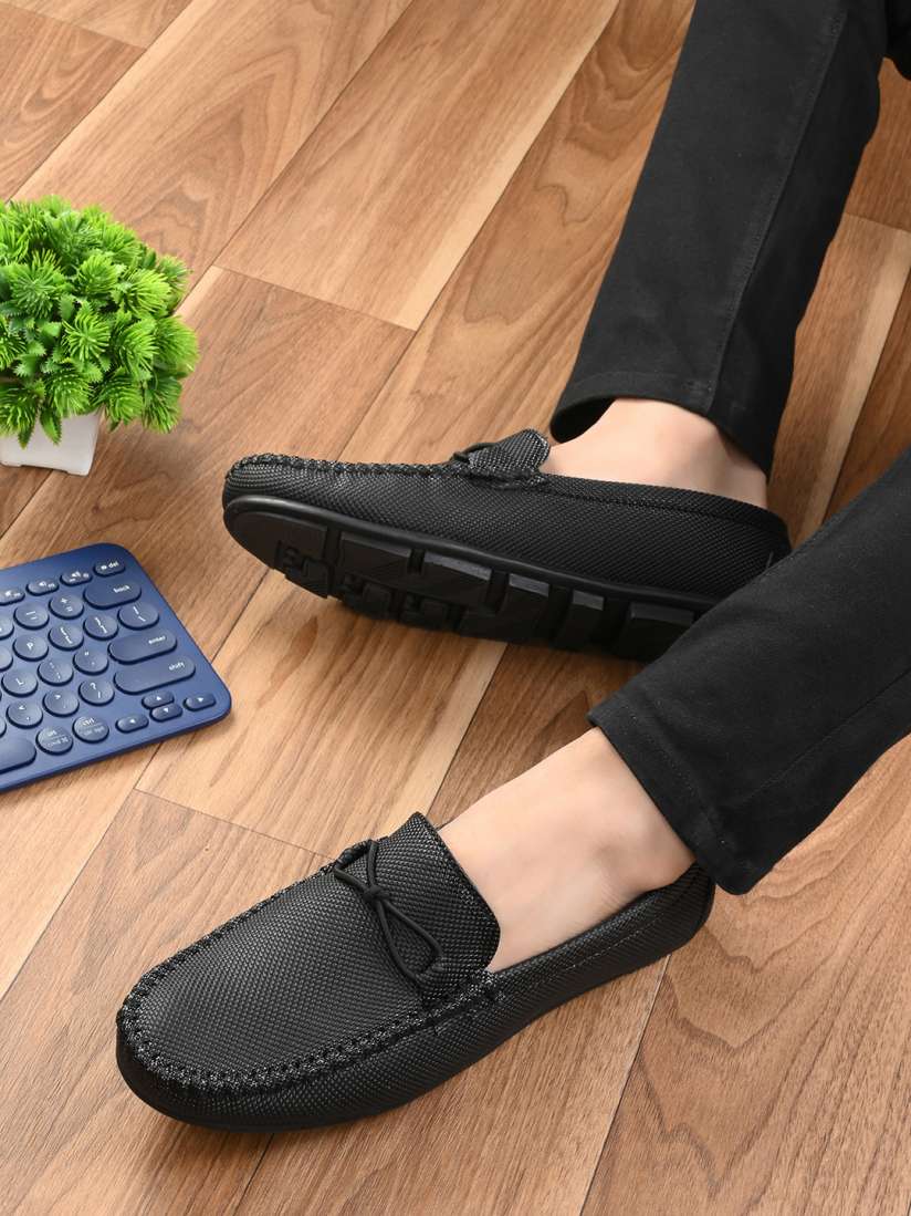 Mactree black casual shoes clearance